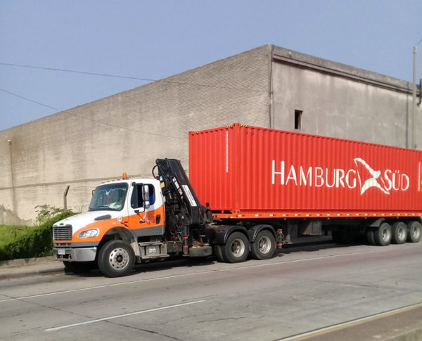 Transporte de contenedores