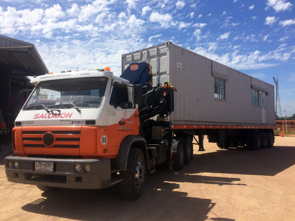 Transporte de contenedores