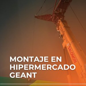 Montaje de equipos de aire en Hipermercado Geant