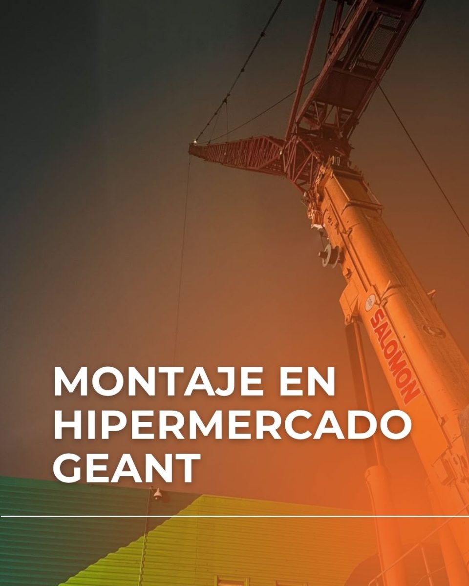 Montaje de equipos de aire en Hipermercado Geant #ea6626 (5)